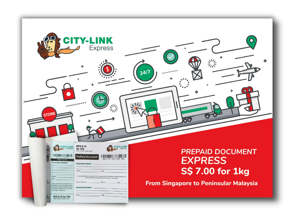 10 pieces of consignment notes per booklet